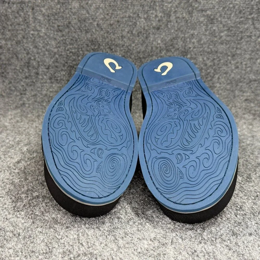 OluKai Honolulu Lace Mesh Boat Shoes Men's Size 12 Blue Nylon Low Lace‎ Sneakers